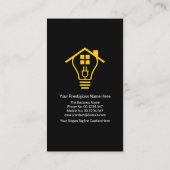 クリエイティブ家電配線回路電気工 名刺 (裏面)