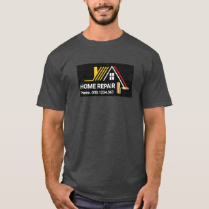 クリエイティブ屋上の黒木の手づくり画家 Tシャツ
