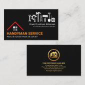 クリエイティブ屋上ハンドイマンツールホームリノベーション 名刺 (正面/裏面)