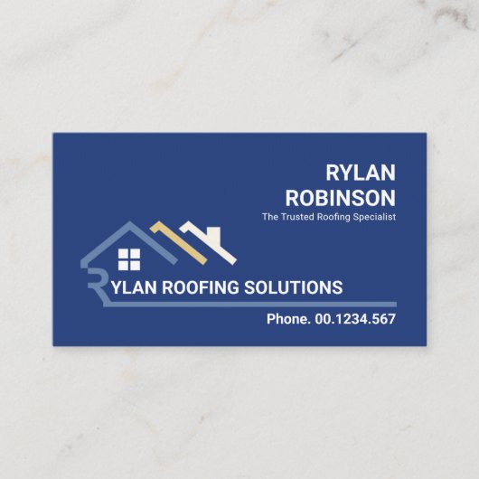 クリエイティブ屋上レターリフォーム 名刺 (正面)