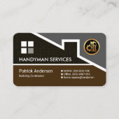 クリエイティブ屋上建物建築 名刺 (正面)