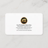 クリエイティブ屋上文字 – R建物屋根 名刺 (裏面)