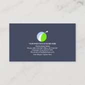 クリエイティブ巻き道の地図ロジスティック輸送アイコン 名刺 (裏面)