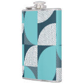 クリエイティブ幾何形状パターン フラスク (左)