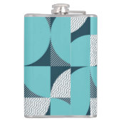 クリエイティブ幾何形状パターン フラスク (裏面)