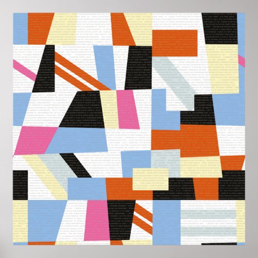 クリエイティブ幾何形状、長さパターンデザイン ポスター (正面)