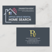 クリエイティブ建物ホームランドスケープ不動産仲介業者 名刺 (正面/裏面)