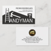 クリエイティブ建物ラダーブラシビルダ 名刺 (正面/裏面)