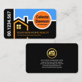 クリエイティブ建物ルーフトップサンライズ 名刺 (正面/裏面)