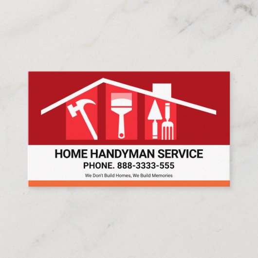 クリエイティブ建物屋上の手作りツール 名刺 (正面)