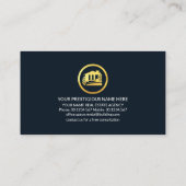 クリエイティブ建物横縁ど面 名刺 (裏面)