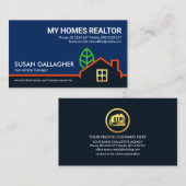 クリエイティブ建物横縁ど面 名刺 (正面/裏面)