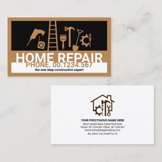 クリエイティブ建築ツールフレーム 名刺 (正面/裏面)