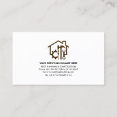 クリエイティブ建築ツールフレーム 名刺 (裏面)