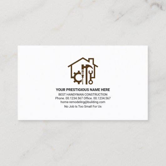 クリエイティブ建築ツールフレーム 名刺 (裏面)