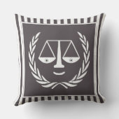 クリエイティブ弁護士ギフトアイディア装飾用クッション クッション (裏面)