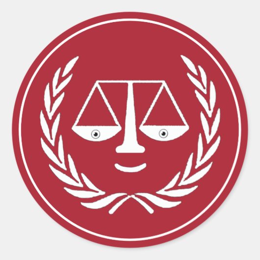 クリエイティブ弁護士 ラウンドシール (正面)