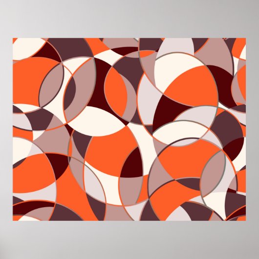 クリエイティブ形状デザイン ポスター (正面)