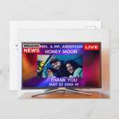 クリエイティブ感謝してい写真あなたはがき インビテーションポストカード (正面/裏面)