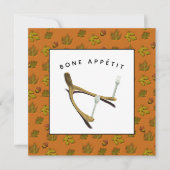 クリエイティブ感謝祭招待状 招待状 (正面)