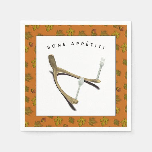 クリエイティブ感謝祭紙ディナーナプキンズ スタンダードカクテルナプキン (正面)