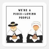 クリエイティブ感謝祭 スクエアシール (正面)