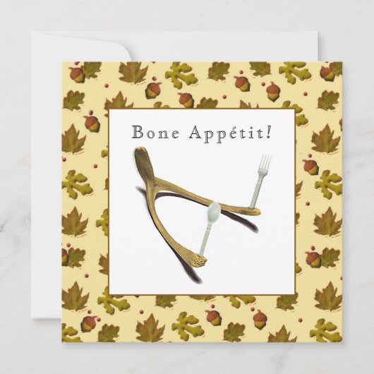 クリエイティブ感謝祭 招待状 (正面)