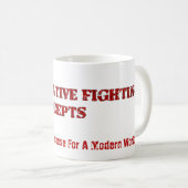 クリエイティブ戦の概念のMug コーヒーマグカップ (正面右)
