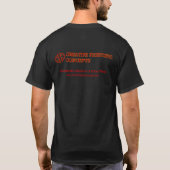 クリエイティブ戦コンセプトメンズTシャツ Tシャツ (裏面)