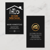 クリエイティブ手利具屋根 名刺 (正面/裏面)