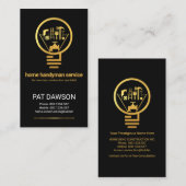 クリエイティブ手利具電球 名刺 (正面/裏面)