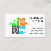 クリエイティブ手利師ツール建物 名刺 (正面)