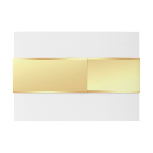 クリエイティブ手書きスクリプト文字フェイク金ゴールドエレガント 招待状ベリーバンド (裏面例)