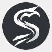 クリエイティブ手紙スタイルシール ラウンドシール (正面)