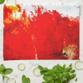 クリエイティブ抽象芸術アートワーク キッチンタオル (折り畳み)