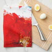 クリエイティブ抽象芸術アートワーク キッチンタオル (四つ折り)