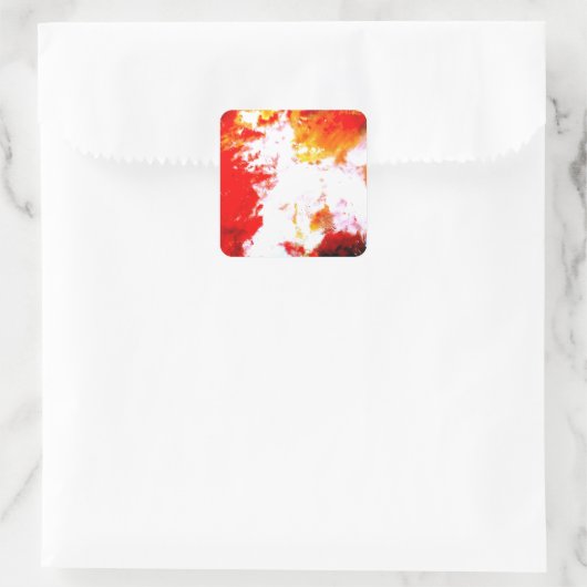 クリエイティブ抽象芸術アートワーク スクエアシール (バッグ)