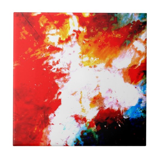 クリエイティブ抽象芸術アートワーク タイル (正面)