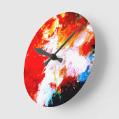 クリエイティブ抽象芸術アートワーク ラウンド壁時計 (傾斜)