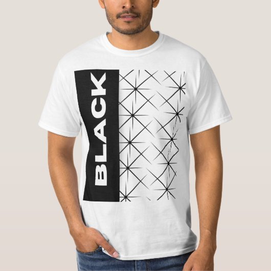 クリエイティブ抽象芸術グラフィックスTシャツ Tシャツ (正面)