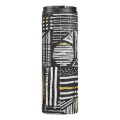 クリエイティブ抽象芸術シームレスパターン：芸術的desig タンブラー (裏面)