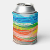 クリエイティブ抽象芸術手書き背景 缶クーラー (缶裏面)