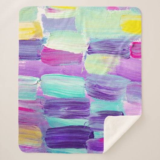 クリエイティブ抽象芸術絵を描の手の背景, wallpap シェルパブランケット (正面)