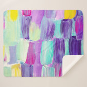 クリエイティブ抽象芸術絵を描の手の背景, wallpap シェルパブランケット (正面(横))