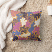 クリエイティブ抽象芸術背景（明るい斑点がある） クッション (ブランケット)