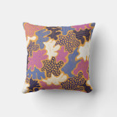 クリエイティブ抽象芸術背景（明るい斑点がある） クッション (裏面)