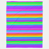 クリエイティブ数々のの明るいアート色 フリースブランケット (正面)