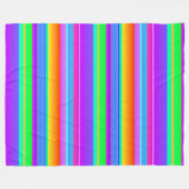 クリエイティブ数々のの明るいアート色 フリースブランケット (正面(横))