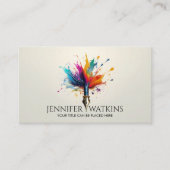 クリエイティブ書ズ – 万年筆 名刺 (正面)