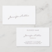 クリエイティブ書道手書きスクリプトラックス素晴らし 名刺 (正面/裏面)